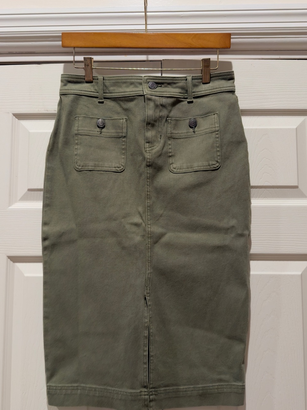 Talbots Olive Green Utility Pencil Skirt Pants